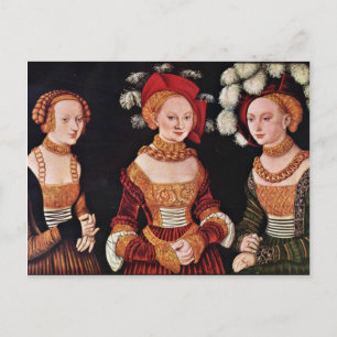 Portrait der Duchessinnen Emilla Sybille von Sachs Postkarte