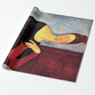 Portrait der Ehefrau des Künstlers, Modigliani Geschenkpapier