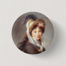 Portrait der französischen Dame Button