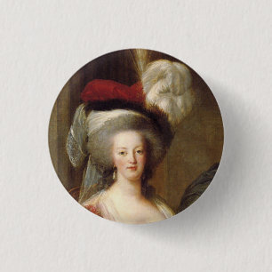 Portrait der französischen Königin, Marie Antoinet Button