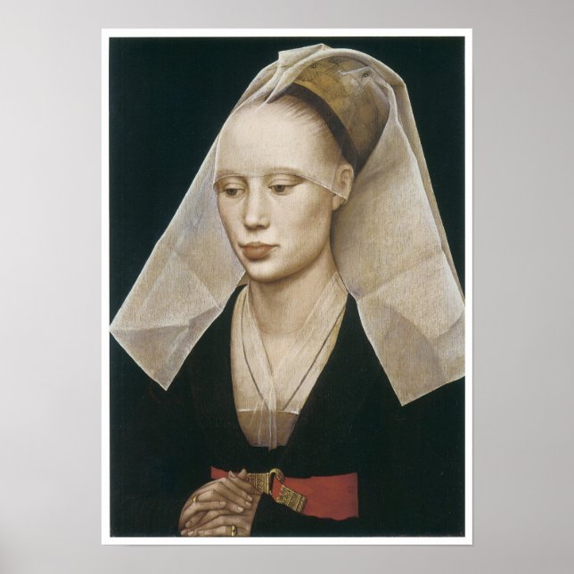 Portrait der Frau, 1460 Poster (Vorne)