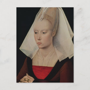 Portrait der Frau, c.1450-60 Postkarte