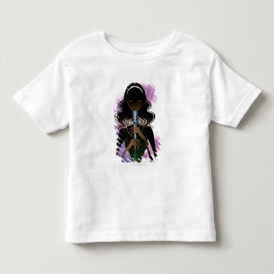 Portrait der Frau mit Mikrofon Kleinkind T-shirt