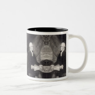 Portrait der George Washington Tasse