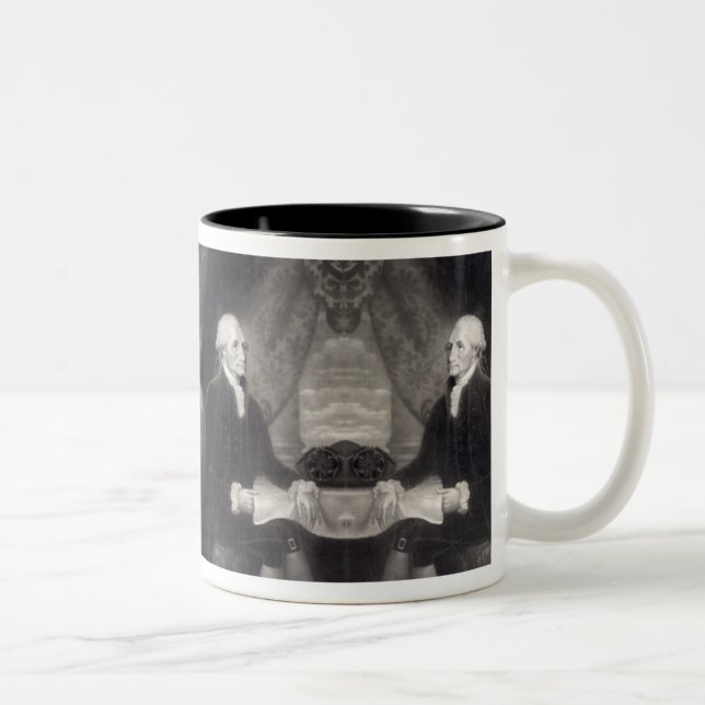 Portrait der George Washington Tasse (Rechts)