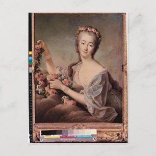 Portrait der Grafschaft Barry als Flora Postkarte