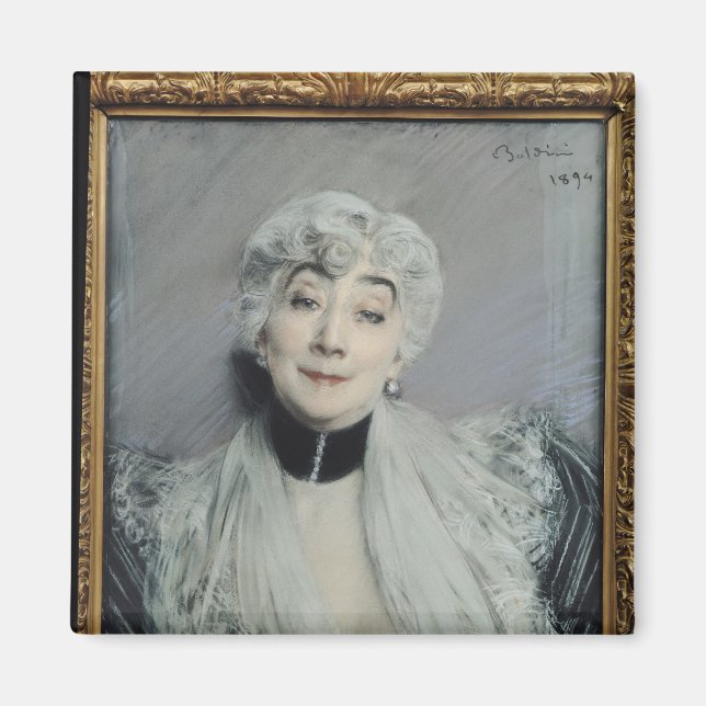 Portrait der Grafschaft von Martel de Janville Magnet (Vorne)