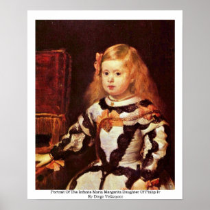 Portrait der Infanta Maria Margarita Poster
