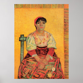 Portrait der italienischen Frau von Vincent van Go Poster