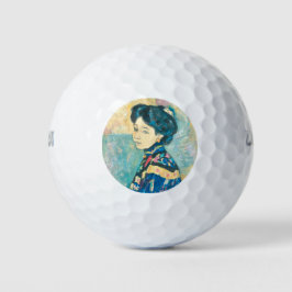 Portrait der japanischen Frau (von Fujishima Takej Golfball