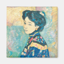 Portrait der japanischen Frau (von Fujishima Takej Magnet