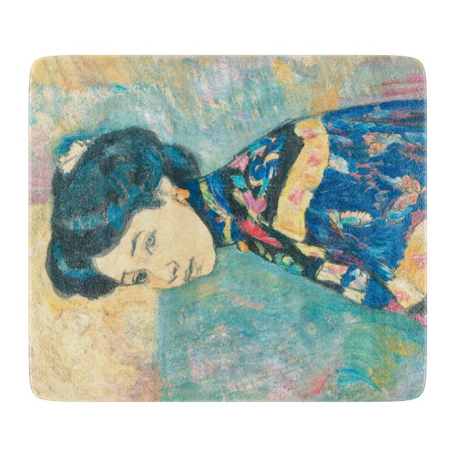 Portrait der japanischen Frau (von Fujishima Takej Schneidebrett (Vorderseite)