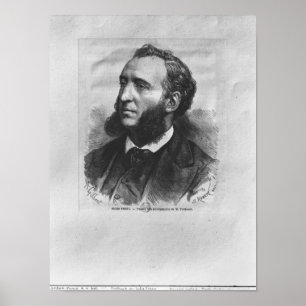 Portrait der Jules Ferry Poster