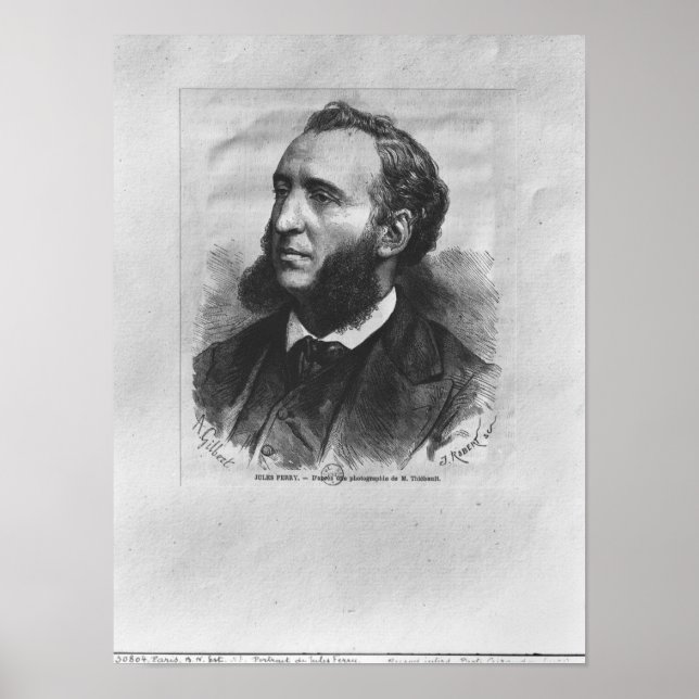Portrait der Jules Ferry Poster (Vorne)