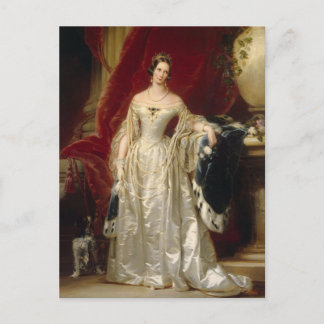 Portrait der Kaiserin Alexandra Fedorovna Postkarte