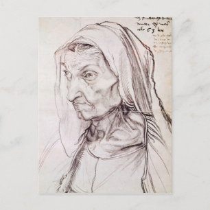 Portrait der Mutter des Künstlers, 1514 Postkarte
