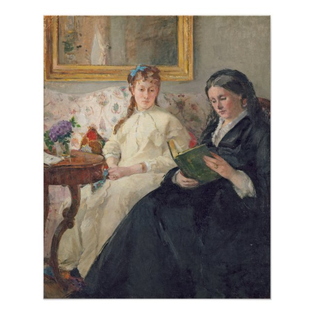 Portrait der Mutter und Schwester des Künstlers Poster (Vorderseite)