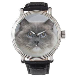 Portrait der Ragdoll-Katze Armbanduhr