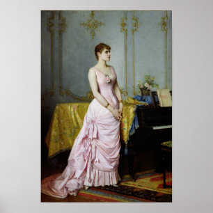 Portrait der Rose Caron 1886 Poster