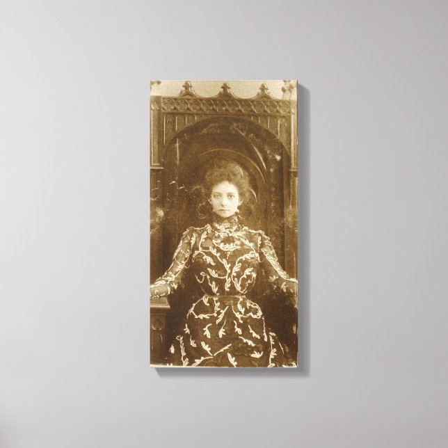 Portrait der Schauspielerin Vera Komissarzhevskaya Leinwanddruck (Vorderseite)