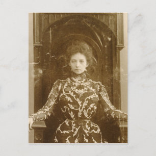 Portrait der Schauspielerin Vera Komissarzhevskaya Postkarte