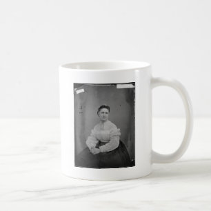 Portrait der unbekannten Frau aus der Zivilen Krie Kaffeetasse