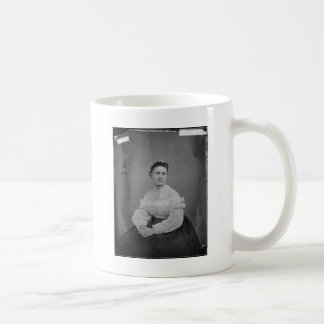 Portrait der unbekannten Frau aus der Zivilen Krie Kaffeetasse