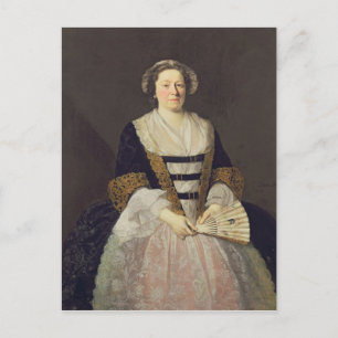 Portrait der unbekannten Frau Postkarte