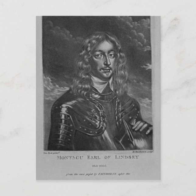 Portrait des 2. Earl of Lindsay Postkarte (Vorderseite)