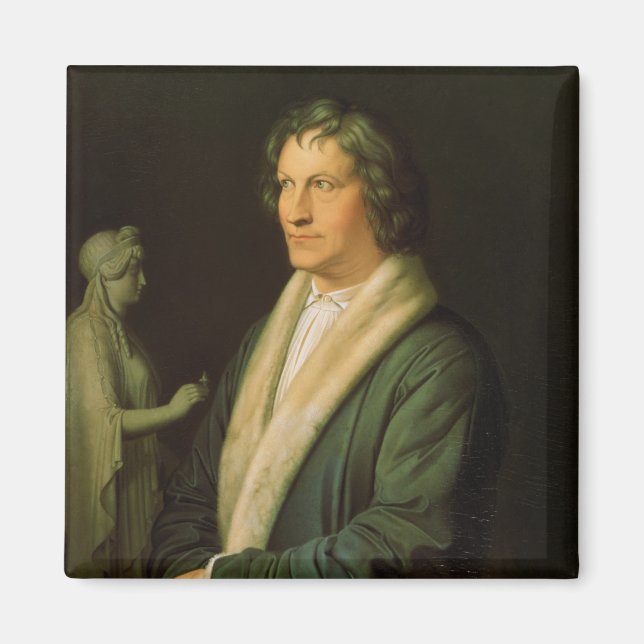 Portrait des Bildhauers Bertel Thorvaldsen Magnet (Vorne)
