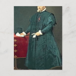 Portrait des Don Diego de Corral y Arellano Postkarte