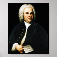 Portrait des großen Komponisten Bach
