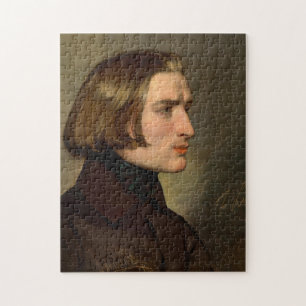 Portrait des Komponisten Franz Liszt, 1838 Puzzle