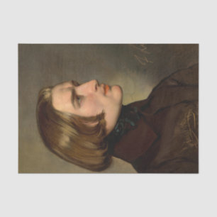 Portrait des Komponisten Franz Liszt, 1838 Seidenpapier