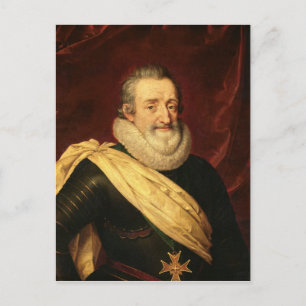 Portrait des Königs von Henri IV, Frankreich Postkarte