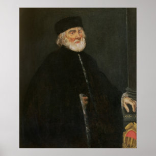 Portrait des Kurators Nicolo Priuli Poster