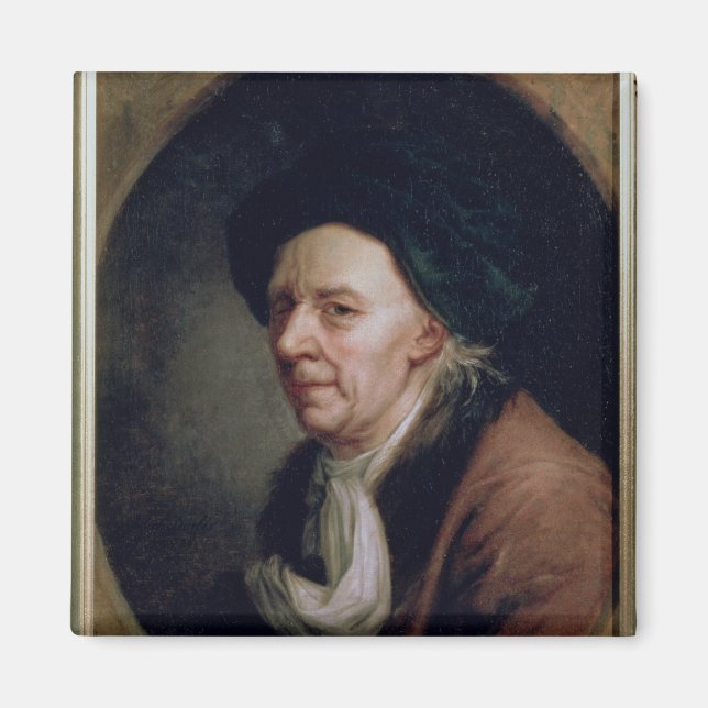 Portrait des Mathematikers Leonard Euler Magnet (Vorne)