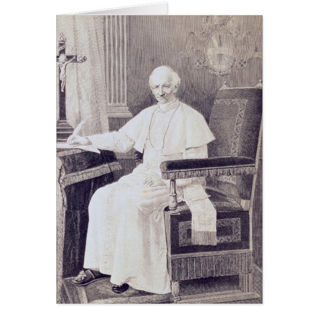 Portrait des Papstes Leo XIII (Vorne)