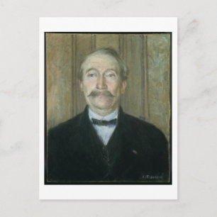 Portrait des Patriarchen (pastellfarben auf Papier Postkarte