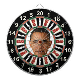 Portrait des politischen Dartbretts von Barack Oba Dartscheibe