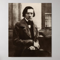 Portrait des polnischen Komponisten Frederic Chopi