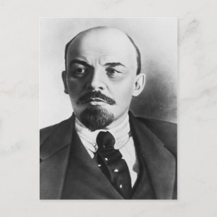 Portrait des russischen Wladimir Ilyich Lenin Postkarte