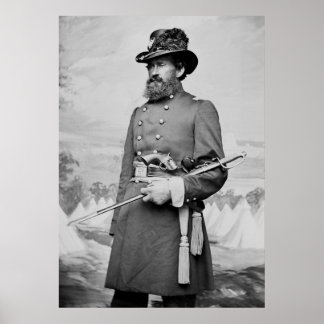 Portrait des zivilen Krieges, 1860er Poster