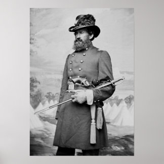 Portrait des zivilen Krieges, 1860er Poster