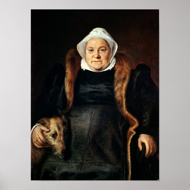 Portrait einer älteren Frau Poster (Vorne)