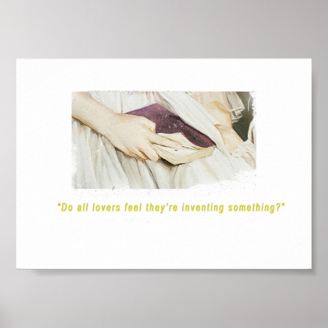 Portrait einer Dame auf Feuerliebhaber Poster (Vorne)