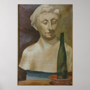 Portrait einer Dame aus dem Altertum 1990 Poster