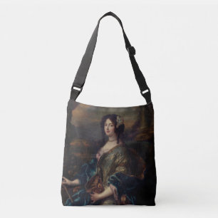 Portrait einer Edelfrau von Pierre Mignard Tragetaschen Mit Langen Trägern
