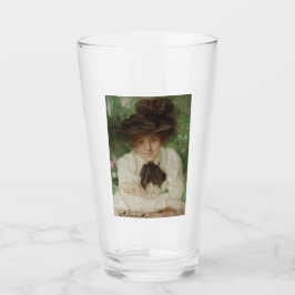 Portrait einer Edwardian Lady (Vintage Kunst) Glas