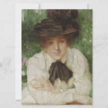 Portrait einer Edwardian Lady (Vintage Kunst)